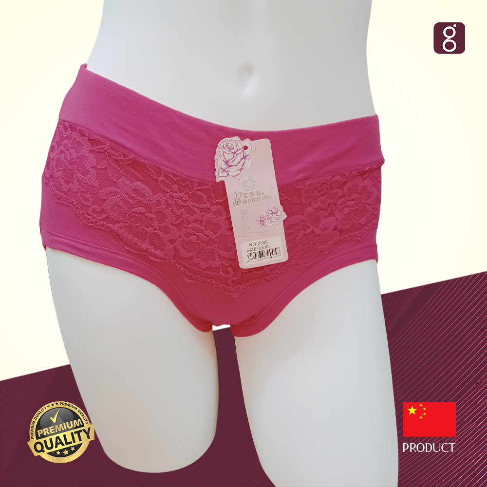 Baonaini Floral Lace Hipster Panty